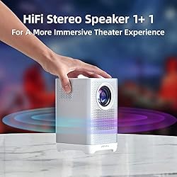 JOVAL Portable Projector 2021 Upgraded WiFi Mini