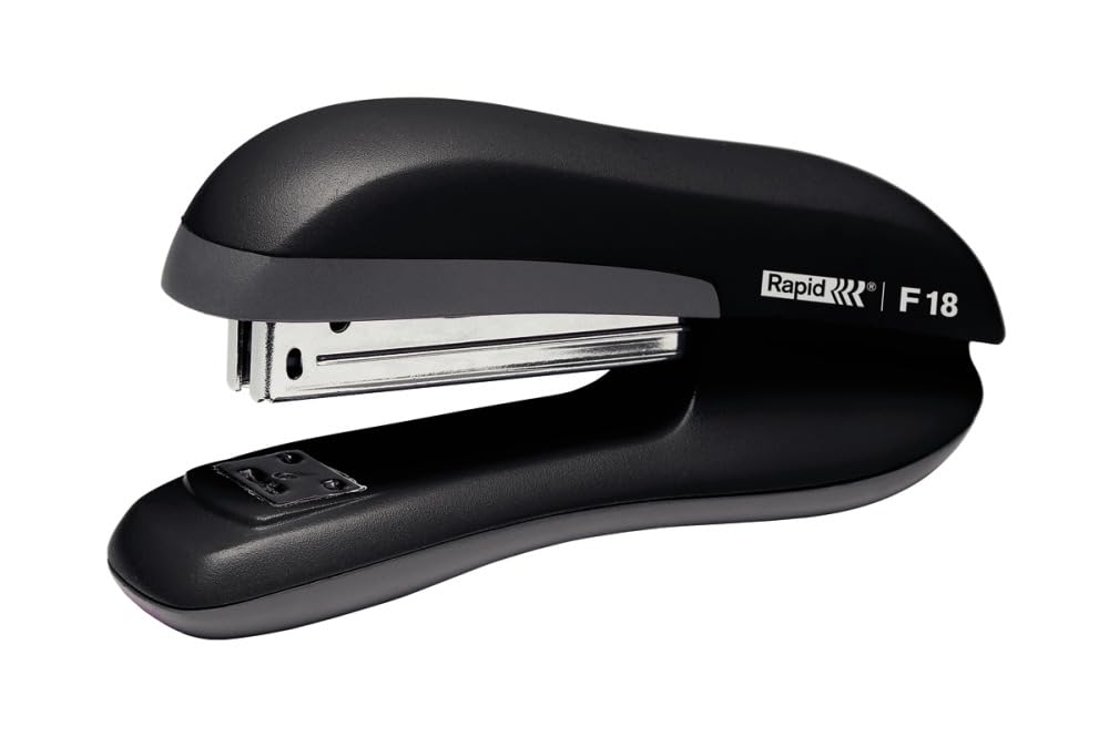Rapid F18 Full Strip Stapler, 30 Sheet Capacity, Includes Staples, Stapling, Tacking and Pinning, Black, 23811101