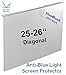 25-26 inch VizoBlueX Anti-Blue Light Filter for Computer Monitor. Blue Light Monitor Screen Protector Panel (23.6 x 14.4 inch). Blocks Blue Light 380 to 495 nm. Fits LCD, TV and PC, Mac Monitors