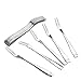 Obston 12 Pieces Small Dessert Forks, Bistro Cocktail Forks, 5.27 Inches