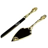 Unik Occasions Cake Knife and Server Set in Gold
