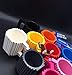 Havitar embedded brick cup 10 colors, creative building block cup DIY building coffee cup (built-in 3 packs of building blocks), Christmas gifts (pink)