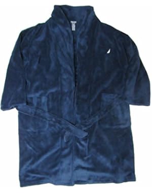 Men's Robe/Bathrobe, One Size, Navy