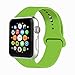 IYOU Sport Band Compatible with Watch Band 38MM 42MM 40MM 44MM, Soft Silicone Replacement Sport Strap Compatible with 2018 Watch Series 4/3/2/1 (Green,38MM, S/M)