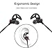 Tonicstar HIFI Stereo Headphone, Sweat Proof Sports Headset Magnetic Earbuds for Running Workout Comfortable Headphones