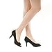 DREAM PAIRS Women's City_ot Black Fashion Stilettos Peep Toe Pumps Heels Shoes Size 6.5 B(M) US