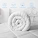 MoMA White Quilted Queen Comforter - Duvet Insert Comforter Set - Elegant Bedding for Comfort -Soft Comforter - Hotel Style Down Alternative Comforter - Hexagonal Lattice Design Comforter - 86