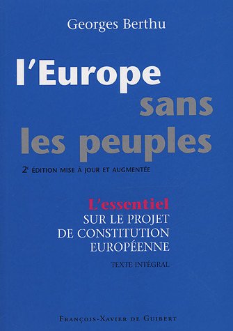 L' Europe sans les peuples
