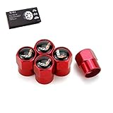 TK-KLZ 5Pcs Car Wheel Tires Valve Stem Caps for Chevrolet New Corvette Decorative Accessory