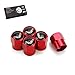 TK-KLZ 4Pcs Car Wheel Tires Valve Stem Caps for Chevrolet New Corvette C7 Decorative Accessory