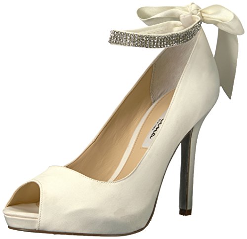 Nina Women's Karen-LS Dress Pump,Ivory,8.5 M US