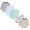 TupTam Baby Jongens Top met Lange Mouwen Set van 5