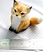 nanguawu Little Fox Sitting Fengshui Learning Resources Miniature Plush Stuffed Animal Toy