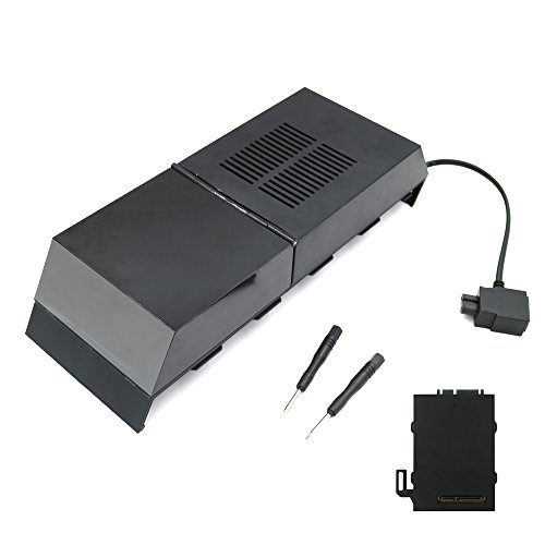 J&TOP PlayStation 4 Data Bank 3.5" Hard Drive Enclosure Upgrade Dock for PS4 with Flip-open Cover (without Hard Drive) - Thumbnail 2