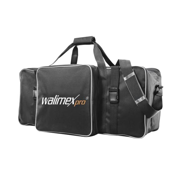 Walimex Pro Studiotasche XL für Studioblitz, Reflektoren und anderes Studiozubehör, Innenmaß 75x30x33cm), Braun – Bild 4