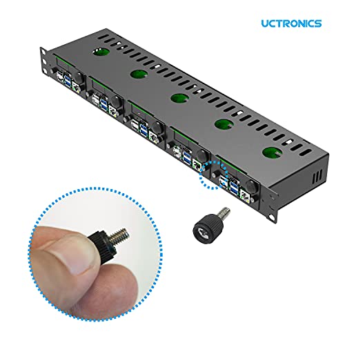 UCTRONICS Complete Ultimate Raspberry Pi Rack Mount Enclosure with PoE