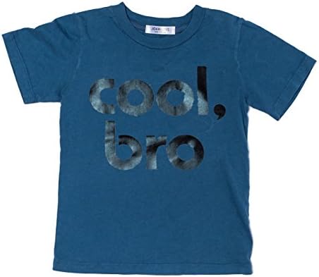 Joah Love Big Boys' Drew Cool Bro Tee in Cove Blue, 12