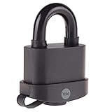 YALE Y220B/71/130/1 - Black Weatherproof Padlock