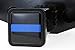 Reflective Trailer Hitch Cover Tube Plug Insert (Fits 2