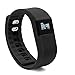 BlueWeigh Rainbow Fitness Activity Tracker with Sleep Monitor, Black