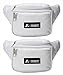 everest Signature White Waist Fanny Pack Sets of Two