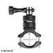 Gurmoir Aluminum Bike Bicycle Handlebar Mount For Gopro Hero 7/Hero 6/Hero 5/Hero (2018) Hero5/4 Session SJCAM YI Sony Sports DV and More .Action Camera 360 Degrees Rotary Bicycle Rack Mount