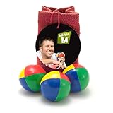 3 Juggling Balls + Burlap Bag + Free online Instructional Video by MisterM