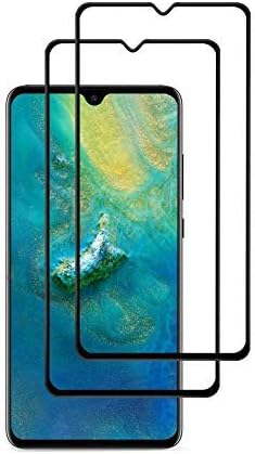 QDADZD Huawei Mate 20 Screen Protector, Tempered Glass [Full Coverage] [Bubble-Free] [9H Hardness] HD Clear Protective Glass Film for Huawei Mate 20 (2 Pack)