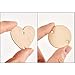 Hicarer 240 Pcs Wooden Circle Set 120 Pcs Wooden Heart Round Tags with Holes 120 Pcs S Shaped Hook Connectors Wood Ornaments for Birthday Chore Board