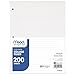 Mead Filler Paper, Loose Leaf, College Ruled, 200 Sheets/Pack (15326)