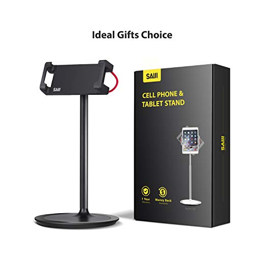 image for Tablet Ipad Stand Holder, SAIJI Adjustable Phone Stand, 360 Degree Rot