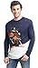 Daisysboutique Men's Holiday Reindeer Snowman Santa Snowflakes Sweater (Large, Skiing)