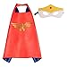 ERT13 Dress Up Comic Cartoon Superhero Costume With Satin Cape and Matching Felt Mask
