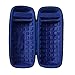 co2CREA Hard Travel Case Replacement for JBL Charge 4 / Replacement for JBL Charge 5 Waterproof Bluetooth Speaker (Outside Black and Inside Royal Blue)