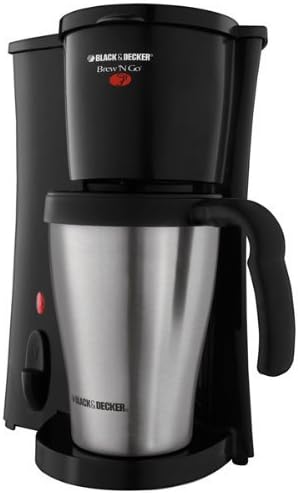 Black & Decker Coffeemaker 1 Cup Black & Stainless Steel Permanent Cone Filter 15 Oz.