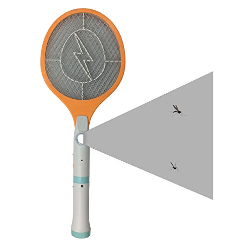 image for Buyplus Electric Fly Swatter - Rechargeable Bug Zapper, 2Pack Fly Kill