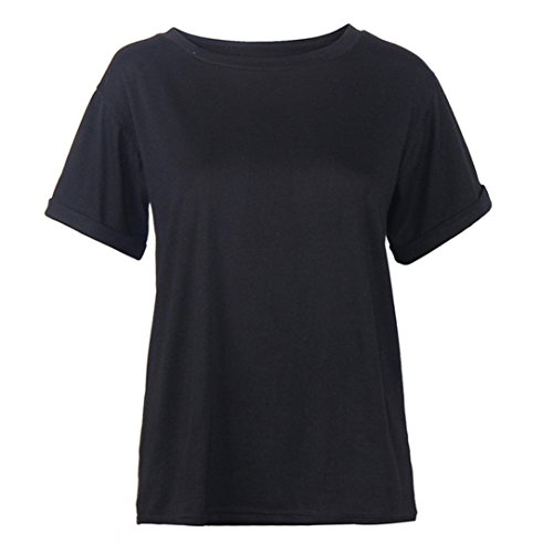 Snowfoller Women Summer Short Sleeve Sports Tee Basketball Uniform Letter Printed Hate You T-Shirt Fashion Tops Blouse (S, Black) - Thumbnail 2