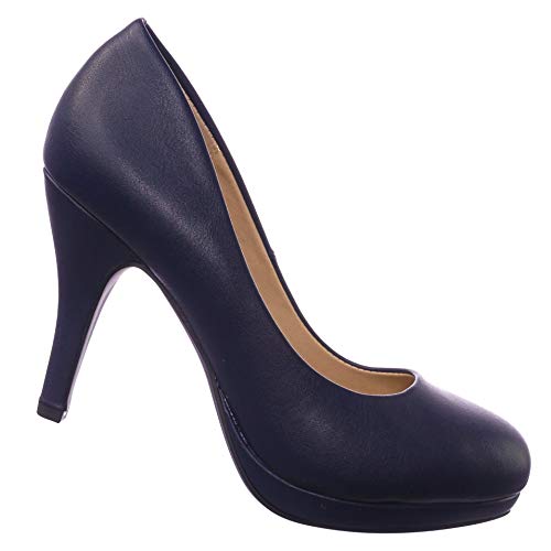 Comfortable-Foam-Padded-Round-Toe-Classic-High-Heel-Pump