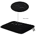MOSISO Laptop Sleeve Only Compatible with MacBook 12 inch A1534 with Retina Display 2017/2016/2015 Release, Neoprene Bag Cover with Small Case, Black