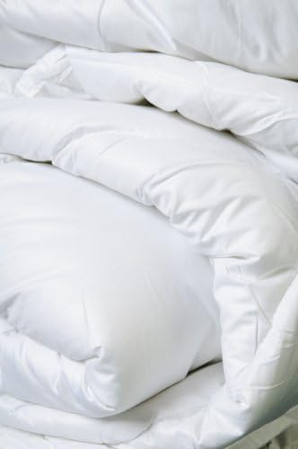 Hotel Quality Pure White Microfibre Peached Duvet Single 4.5TOG Feels Like Down