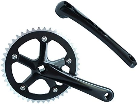 Pofeng 44T CNC Single Speed Crankset Fixed Gear bike Crankset Track bike chain ring