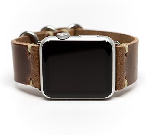 Apple Watch Band Horween Leather Watch Strap by E3 Supply Co. - Natural Chromexcel