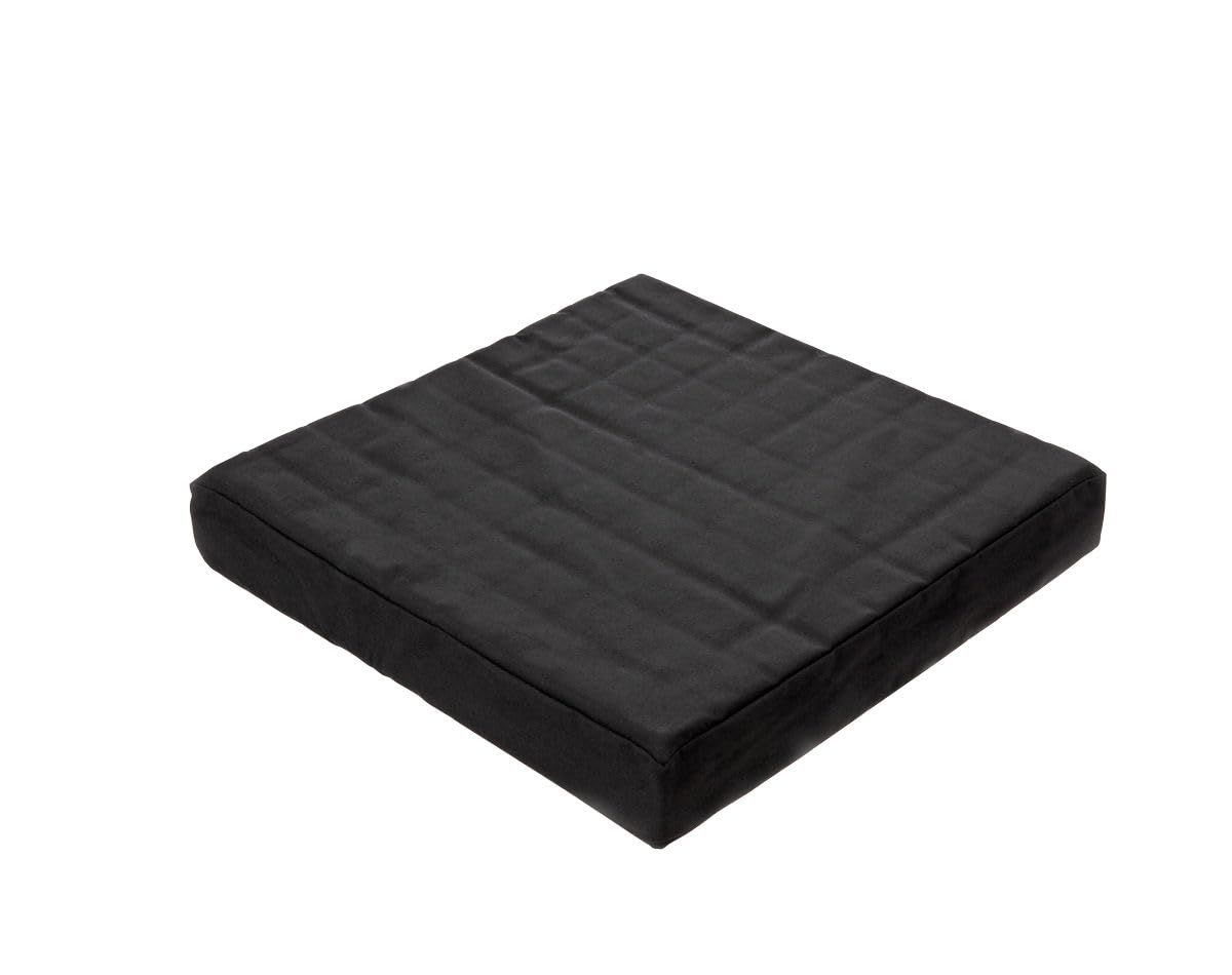 Seat Cushion / Seat Booster with Cube Structure for Anti-Decubitus Pressure Mark Relief 40 x 40 x 5 cm / Noticeable Relief when Sitting / Cover Made of 100 % Cotton / Anthracite