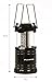 FLEXIFOIL LED Lantern - Ultra Bright Light Bulbs - Outdoor Car Camping Fishing Hiking Home Garden BBQs - Portable & Collapsible Lighting - Water Resistant - Battery Operated Cable Free Emergency Lamp