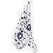 Miric Legend of Zelda Ocarina 12 Hole, Chinese Ceramic Alto C Blue Lotus Flower Pattern Glaze Surface Professional Level Ocarina With Protective Bag + Songbook