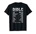 Bible Emergency Numbers Funny Hotline Christian T-Shirt