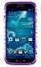 DandyCase 2in1 Hybrid High Impact Hard Lavender Garden Floral Pattern + Purple Silicone Case Cover For Samsung Galaxy S4 i9500 + DandyCase Screen Cleaner