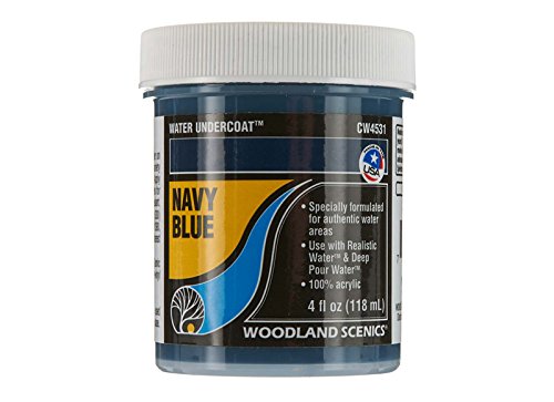 Woodland Scenics WOOCW4531 Water Undercoat, Navy Blue