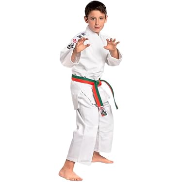 Abito Judo Dojo Classico 100% Cotone Bianco - Giacca E Pantaloni Per Allenamento