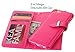 iPhone 6 Wallet Case for Women Detachable Rose Red/ iPhone 6 Detachable Zipper Wallet Purse with Card holder Strap Magnetic Slim Cover-Compatible for iPhone 6/6S 4.7 Inch Version-Weforever